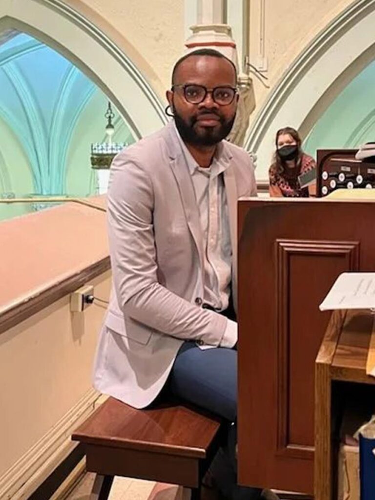 Innocent Okechukwu - Composer -on the organ