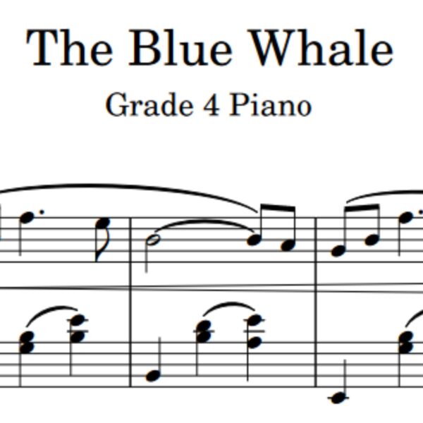 The Blue Whale - Grade 4 Piano - Innocent Okechukwu